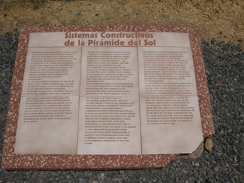 Mexico Pyramids - Mexico City 2009 0975.jpg - A trip to the Teotihuacan area of Mexico to visit the pyramids. A vast complex and a great climb to the top. This was followed by lunch in a cave, then a visit to the historical center of Mexico City. March 2009.